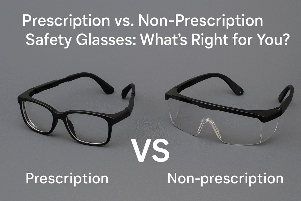 Prescription vs Non-Prescription Safety Glasses comparison