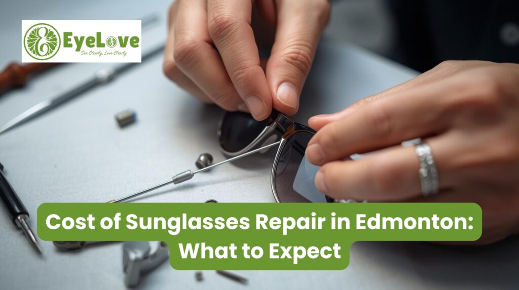 sunglasses repair Edmonton at Eye Love Optical