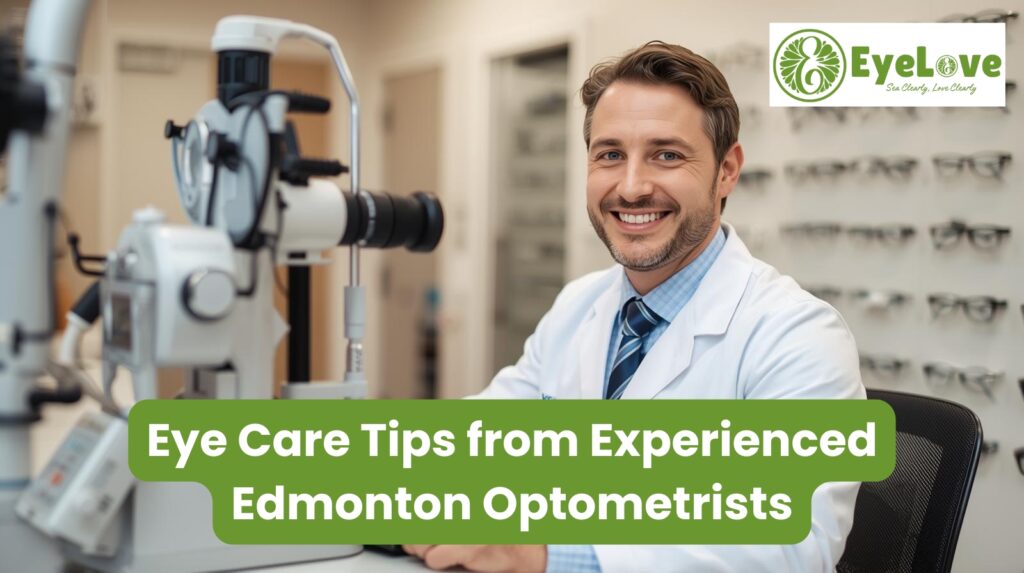 optometrist Edmonton providing eye care tips