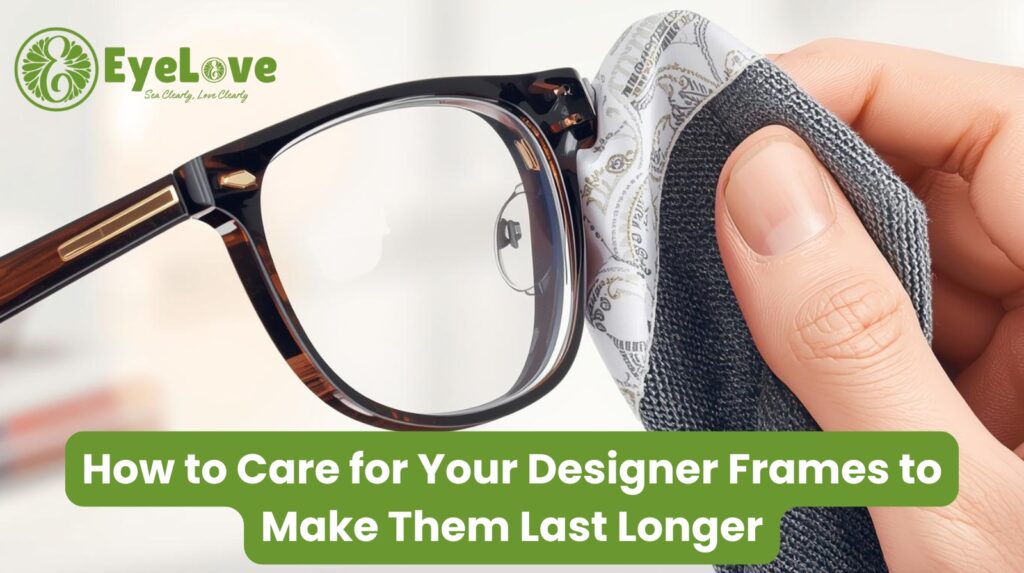 designer frames Edmonton – care tips and maintenance